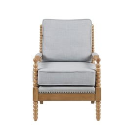 Olliix Madison Park Donohue Light Blue Accent Chair