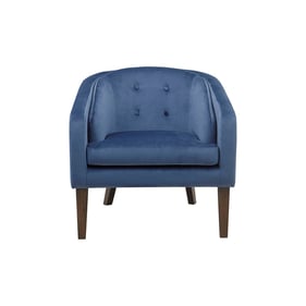 Olliix Madison Park Ian Blue Tufted Accent Chair