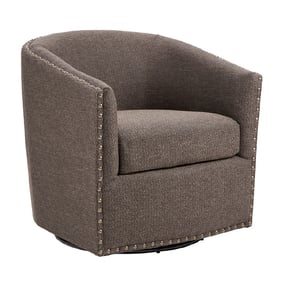 Olliix Madison Park Tyler Chocolate Swivel Chair