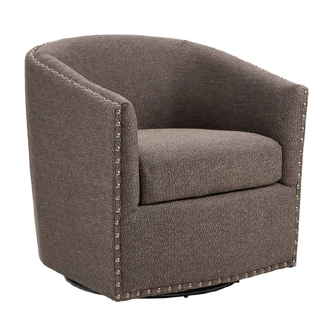 Olliix Madison Park Tyler Chocolate Swivel Chair OLIX-MP103-0481