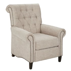 Olliix Madison Park Aidan Cream Push Back Recliner