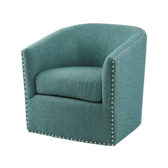 Olliix Madison Park Tyler Teal Swivel Chair OLIX-MP103-0706