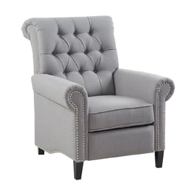 Olliix Madison Park Aidan Grey Push Back Recliner