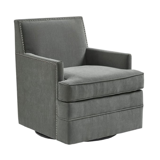 Olliix Madison Park Circa Grey Swivel Chair OLIX-MP103-1111