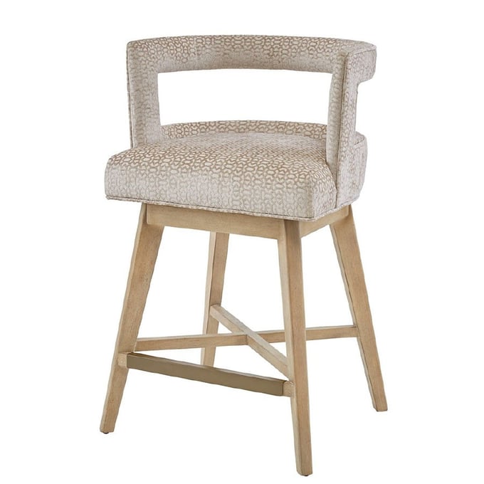 Olliix Madison Park Glenwood Cream Swivel Counter Height Stool OLIX-MP104-0787