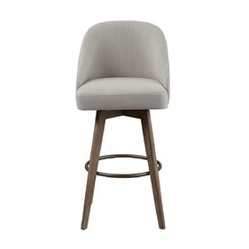 Olliix Madison Park Pearce Grey Swivel Bar Stool