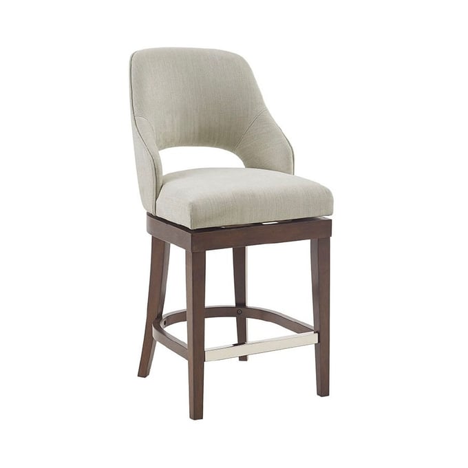 Olliix Madison Park Jillian Cream Swivel Counter Height Stool OLIX-MP104-1074