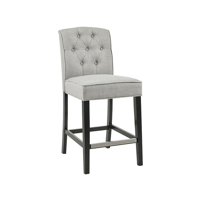 Olliix Madison Park Marian Light Grey Tufted Counter Stool OLIX-MP104-1127