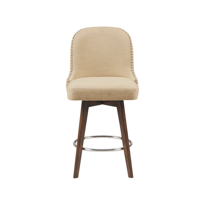 Olliix Madison Park Kobe Natural Swivel Counter Height Stool OLIX-MP104-1150