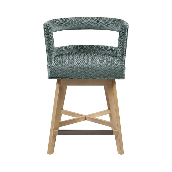 Olliix Madison Park Glenwood Grey Swivel Counter Height Stool OLIX-MP104-1173