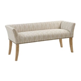 Olliix Madison Park Welburn Taupe Accent Bench