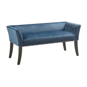 Olliix Madison Park Welburn Blue Accent Bench