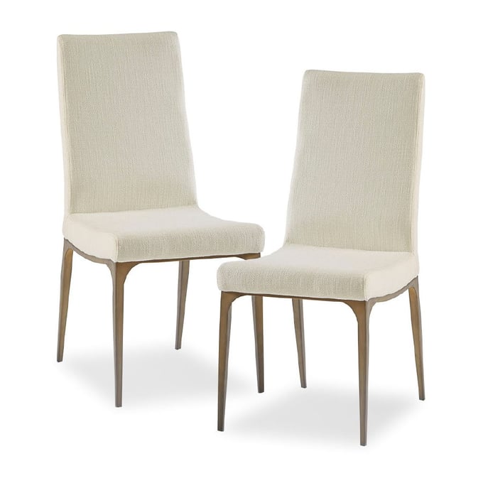 2 Olliix Madison Park Captiva Cream Dining Side Chairs OLIX-MP108-0642