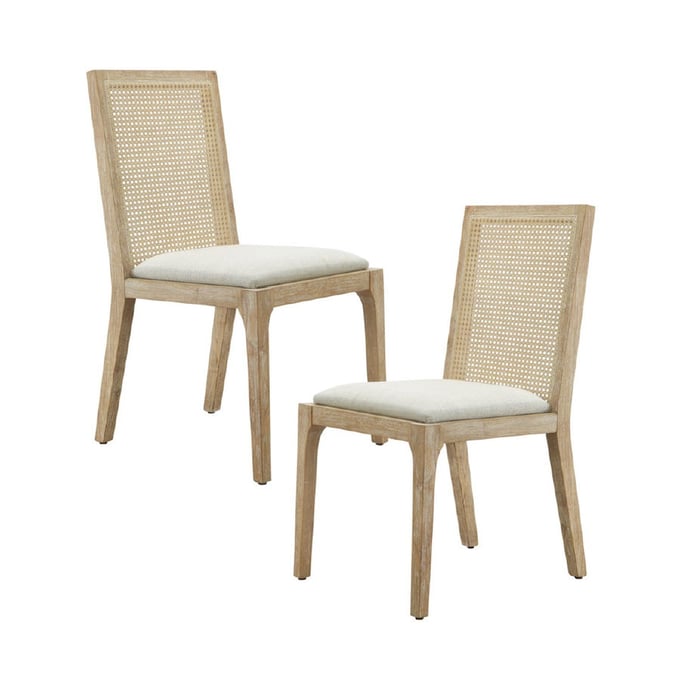 2 Olliix Madison Park Canteberry Natural Dining Chairs OLIX-MP108-1060