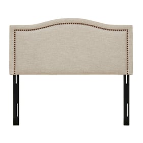 Olliix Madison Park Nadine Natural King Upholstery Headboard