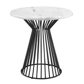 Olliix Madison Park Marbury Black White End Table