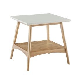 Olliix Madison Park Parker Off White Natural End Table