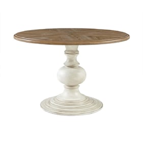 Olliix Madison Park Lexi Walnut Antique Cream Dining Table