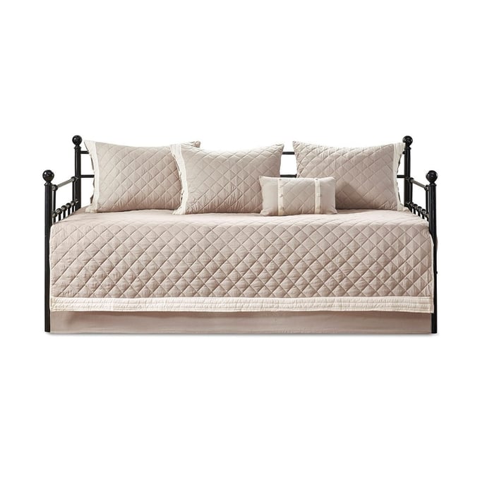 Olliix Madison Park Breanna Khaki 6pc Daybed Cover Set OLIX-MP13-6472