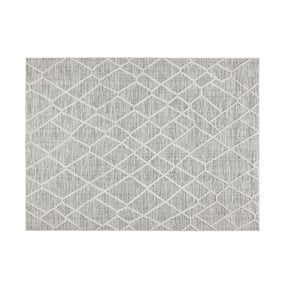 Olliix Madison Park Ashley Gray Cream Terni Pebble Indoor Area Rug - 5 x 7