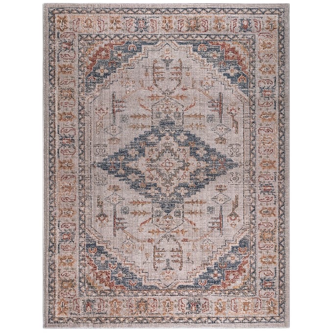 Olliix Madison Park Jasmine Orange Vintage Medallion Woven Area Rug - 3 x 5 OLIX-MP35-8046