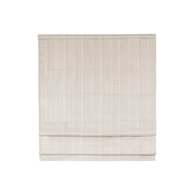 Olliix Madison Park Galen Ivory Basketweave Cordless Roman Shade - 64 x 33