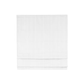 Olliix Madison Park Galen White Basketweave Cordless Roman Shade - 64 x 33