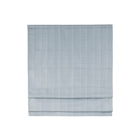 Olliix Madison Park Galen Blue Basketweave Cordless Roman Shade - 64 x 33