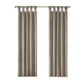 Olliix Madison Park Emilia Pewter Window Curtain Panel - 84 x 50