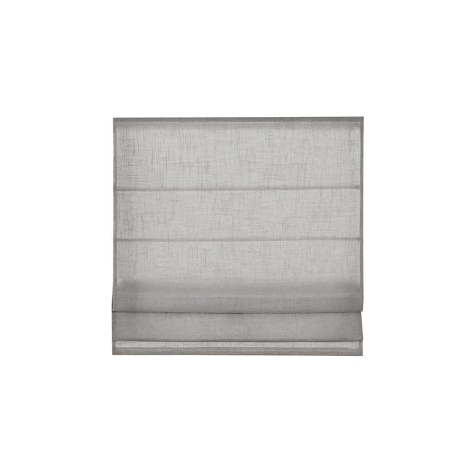 Olliix Madison Park Kyler Grey Linen Blend Light Filtering Cordless Roman Shade - 64 x 31 OLIX-MP40-7975