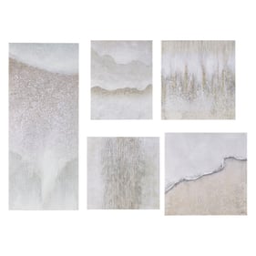 Olliix Madison Park Natural Essence Abstract Canvas 5pc Gallery Set