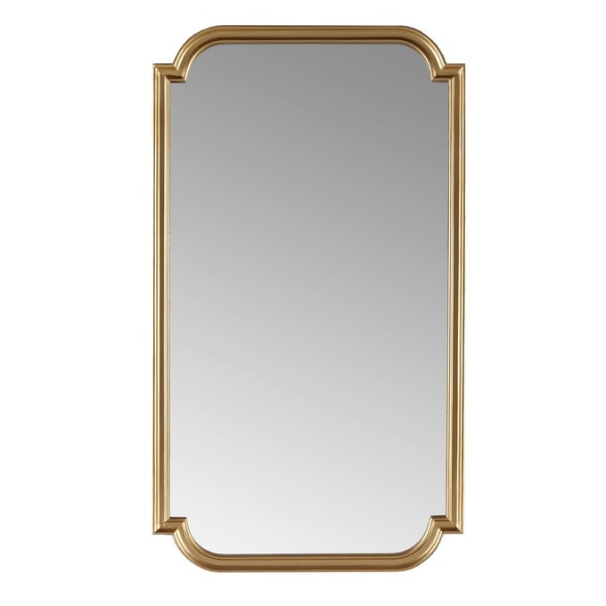 Olliix Madison Park Adelaide Gold Scalloped Wood Wall Mirror OLIX-MP95F-0318