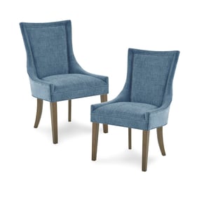 2 Olliix Madison Park Signature Ultra Blue Dining Side Chairs