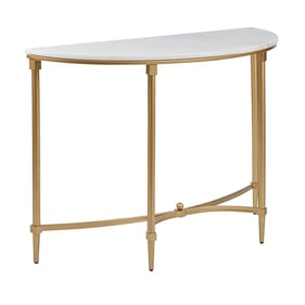 Olliix Madison Park Signature Bordeaux White Gold Console Table