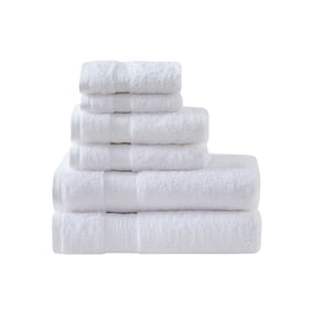 Olliix Madison Park Signature Luce White Egyptian Cotton 6pc Towel Set