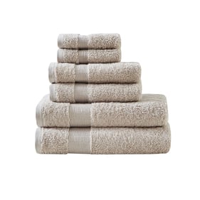 Olliix Madison Park Signature Luce Sand Egyptian Cotton 6pc Towel Set