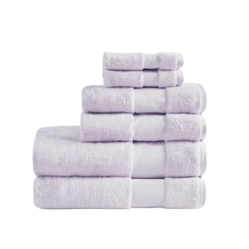 Olliix Madison Park Signature Turkish Lavender Cotton 6pc Bath Towel Set