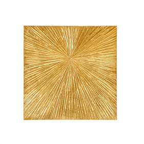 Olliix Madison Park Signature Sunburst Gold Dimensional Resin Wall Art