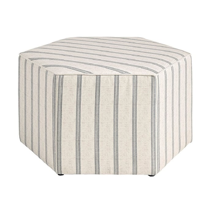 Olliix Martha Stewart Ellen Natural Cocktail Ottoman OLIX-MT101-0014