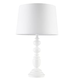 Olliix Martha Stewart Astoria White Resin Buffet Table Lamp