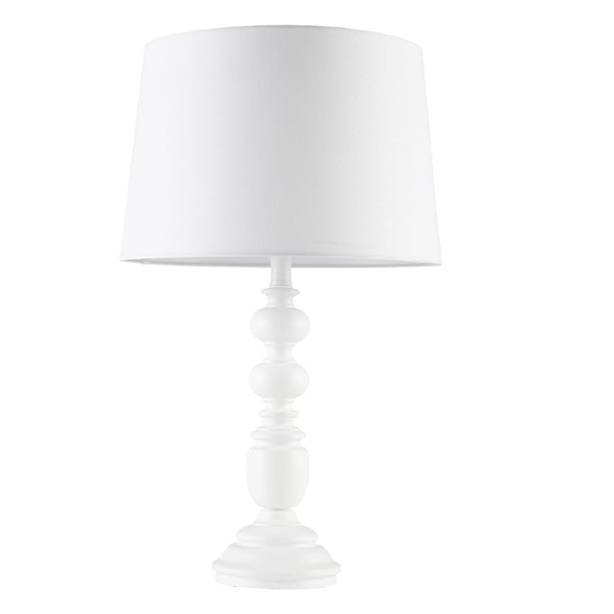 Olliix Martha Stewart Astoria White Resin Buffet Table Lamp OLIX-MT153-0053