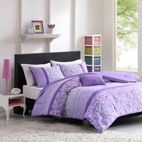 Olliix Mi Zone Riley Purple Twin Twin XL Comforter Set