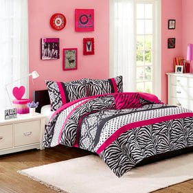 Olliix Mi Zone Reagan Pink Full Queen Comforter Set