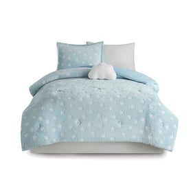 Olliix Mi Zone Kids Quinny Aqua Twin Plush Comforter Set