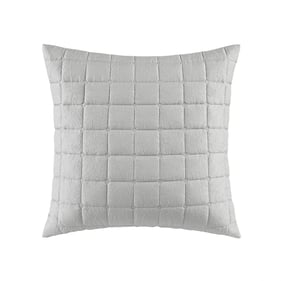 Olliix N Natori Cocoon Grey Quilt Top Euro Sham