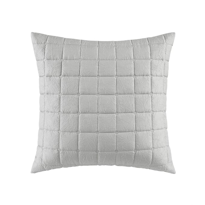 Olliix N Natori Cocoon Grey Quilt Top Euro Sham OLIX-NS11-3662