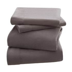 Olliix Peak Performance 3M Scotchgard Micro Fleece Grey King 4pc Sheet Set