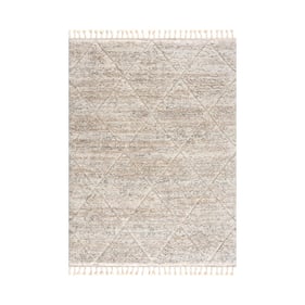 Olliix Madison Park Sophia Cream Talas Trellis Area Rug - 5 X 7