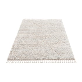 Olliix Madison Park Sophia Cream Talas Trellis Area Rug - 8 x 10