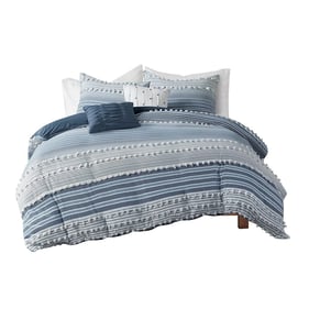 Olliix Urban Habitat Calum Navy Twin Twin XL Duvet Cover Set